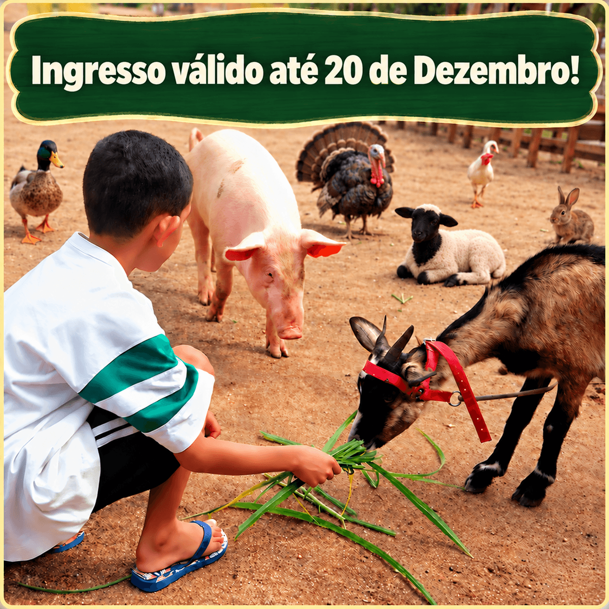 Ingresso Fazendinha Patos de Botas
