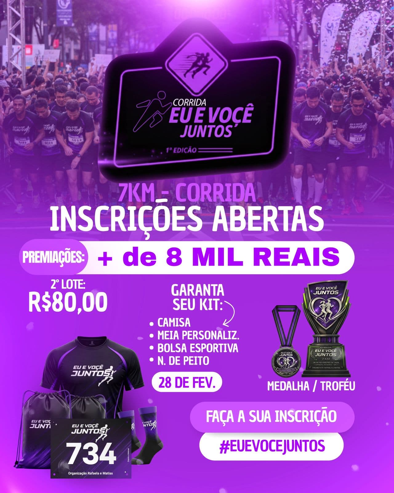 CORRIDA EU E VOÇE JUNTOS