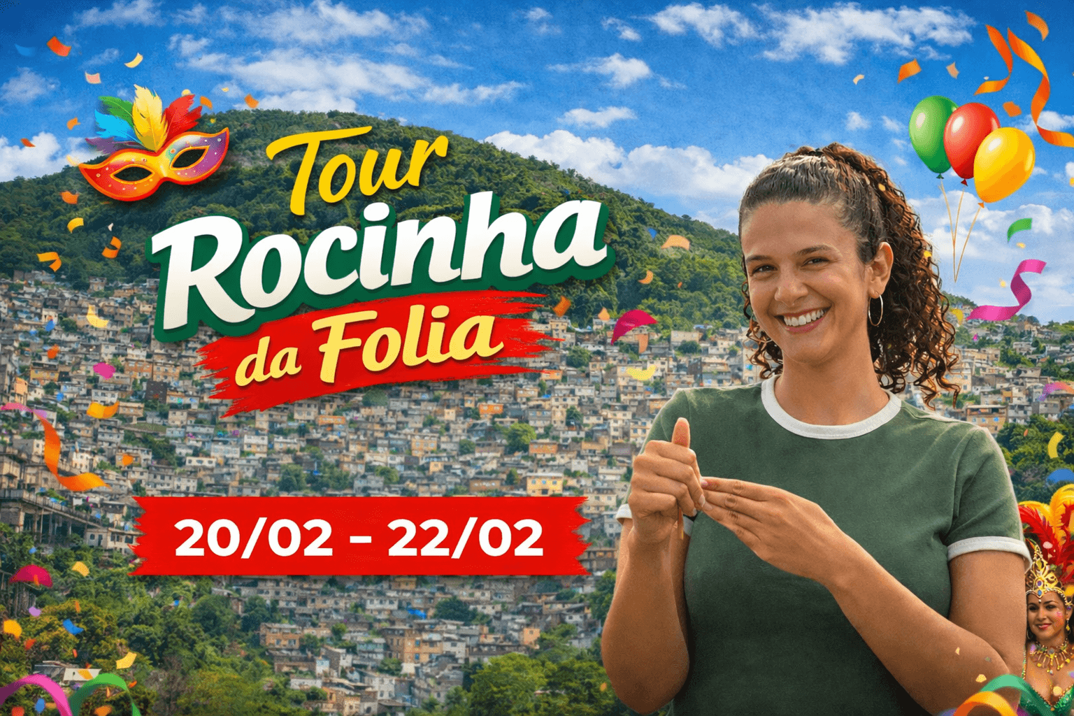 Tour Rocinha da Folia 20/02