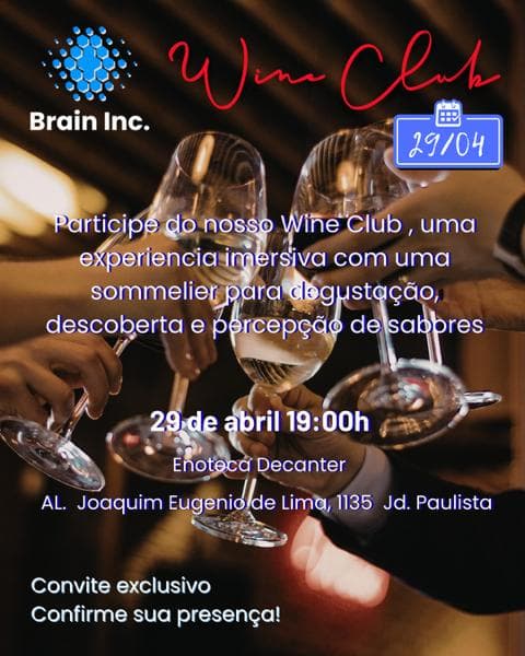 Brain Wine - Brain Inc - 29/04