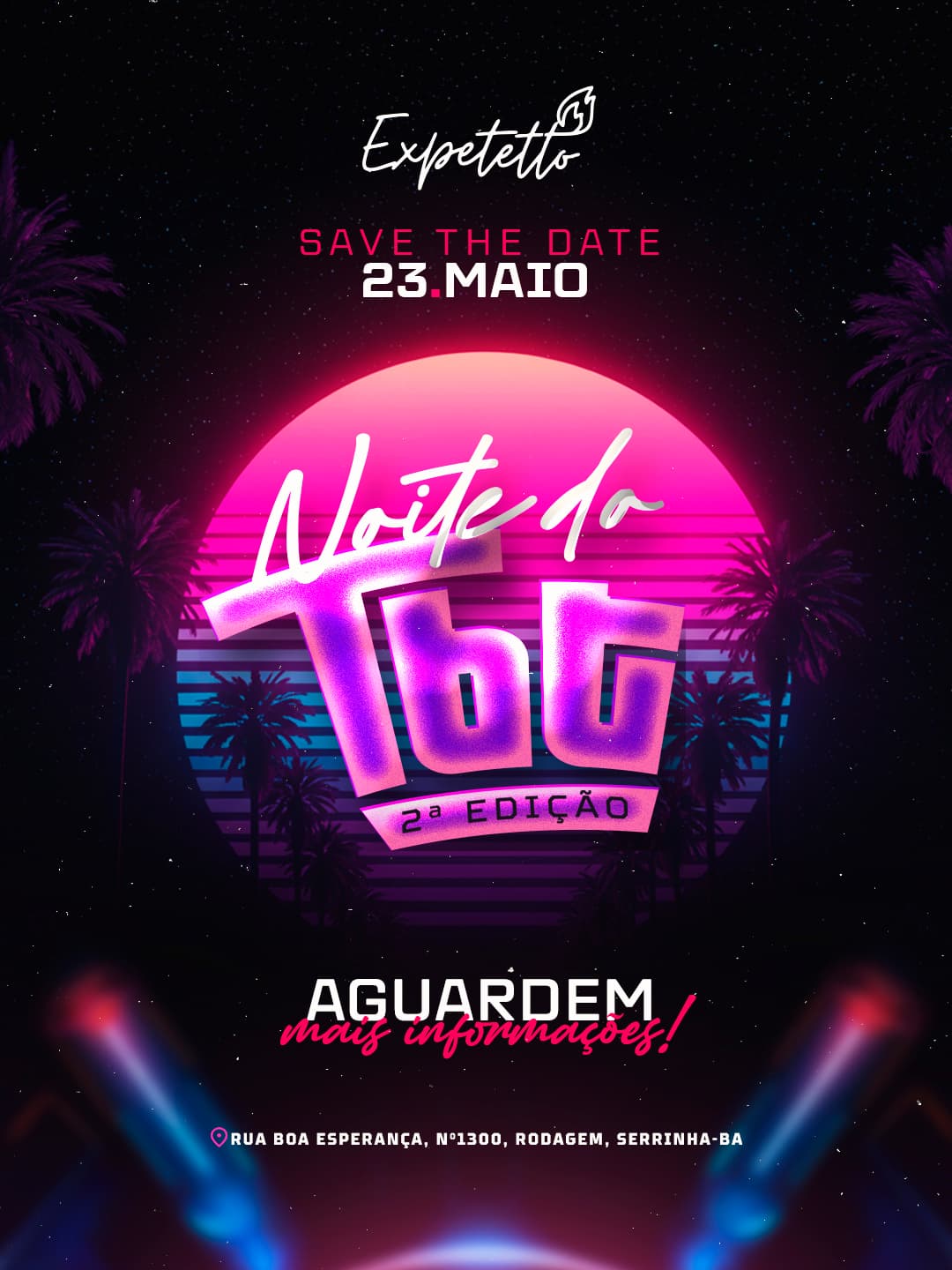 NOITE DO TBT   2° EDIÇÃO