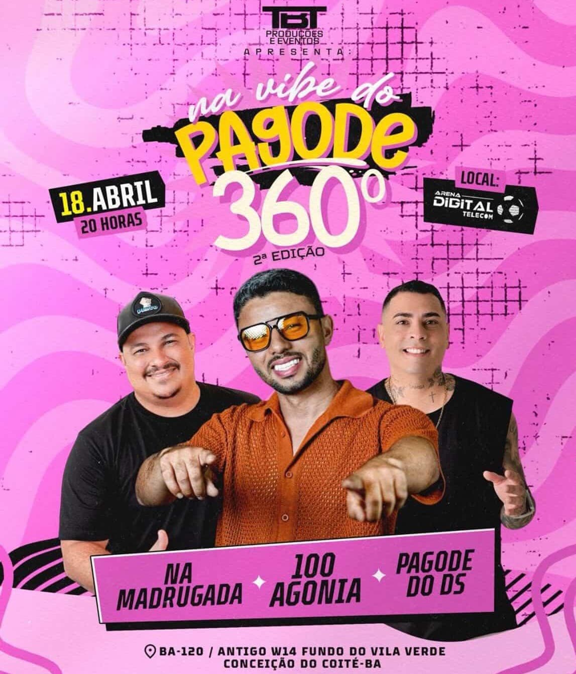 Na vibe do pagode 360°