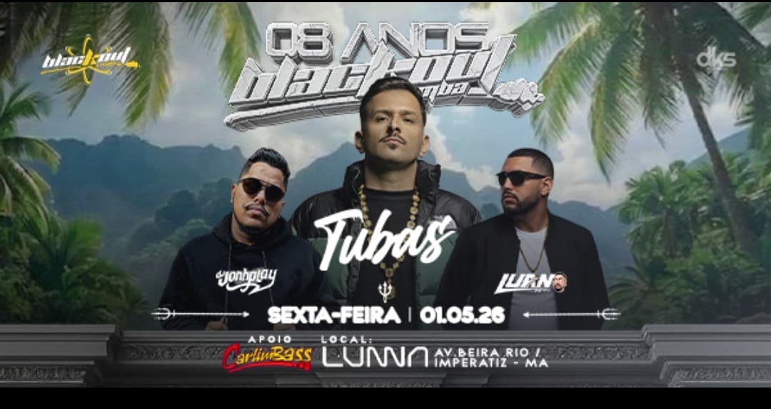 8 anos de blackout especial DJ tubas em Imperatriz