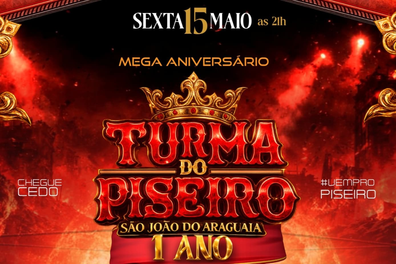 1 ano da turma do piseiro de São João do Araguaia
