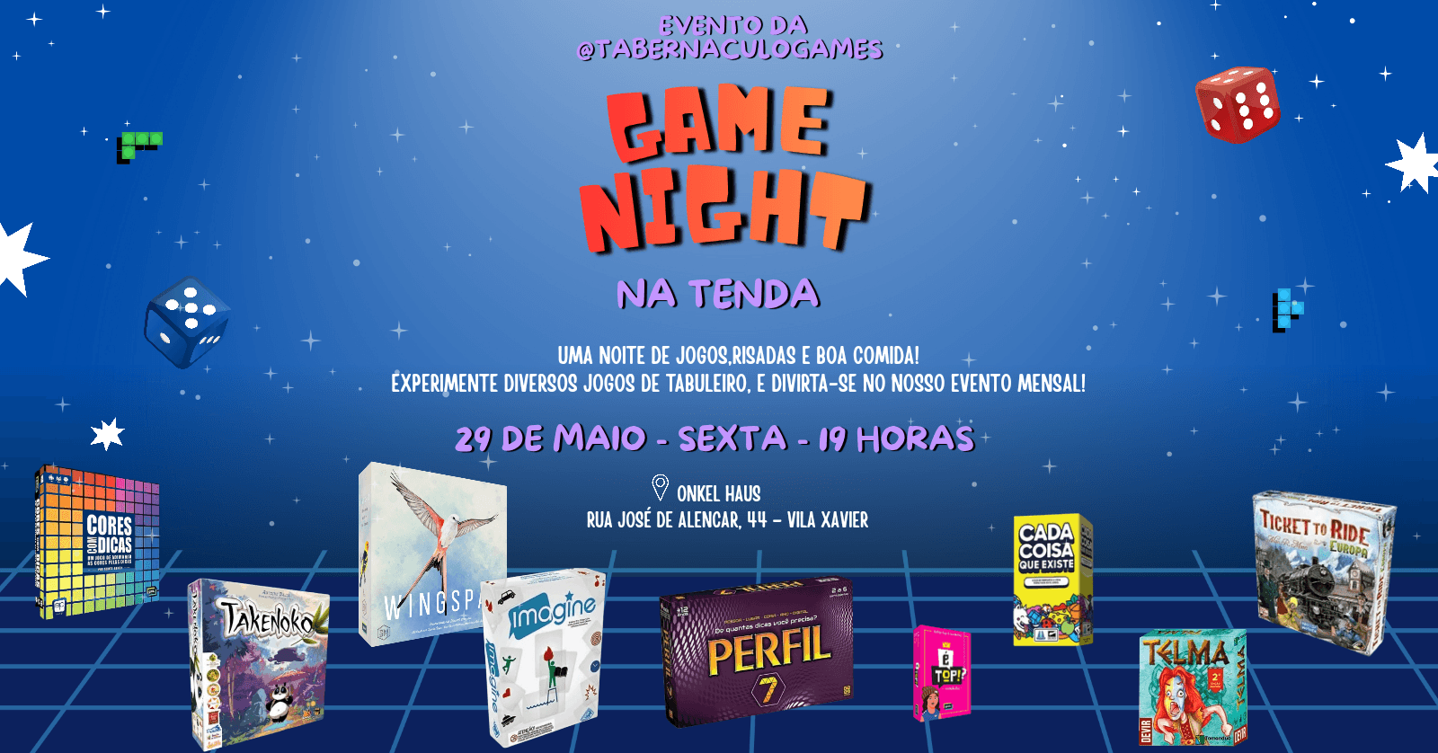 GameNight na Tenda