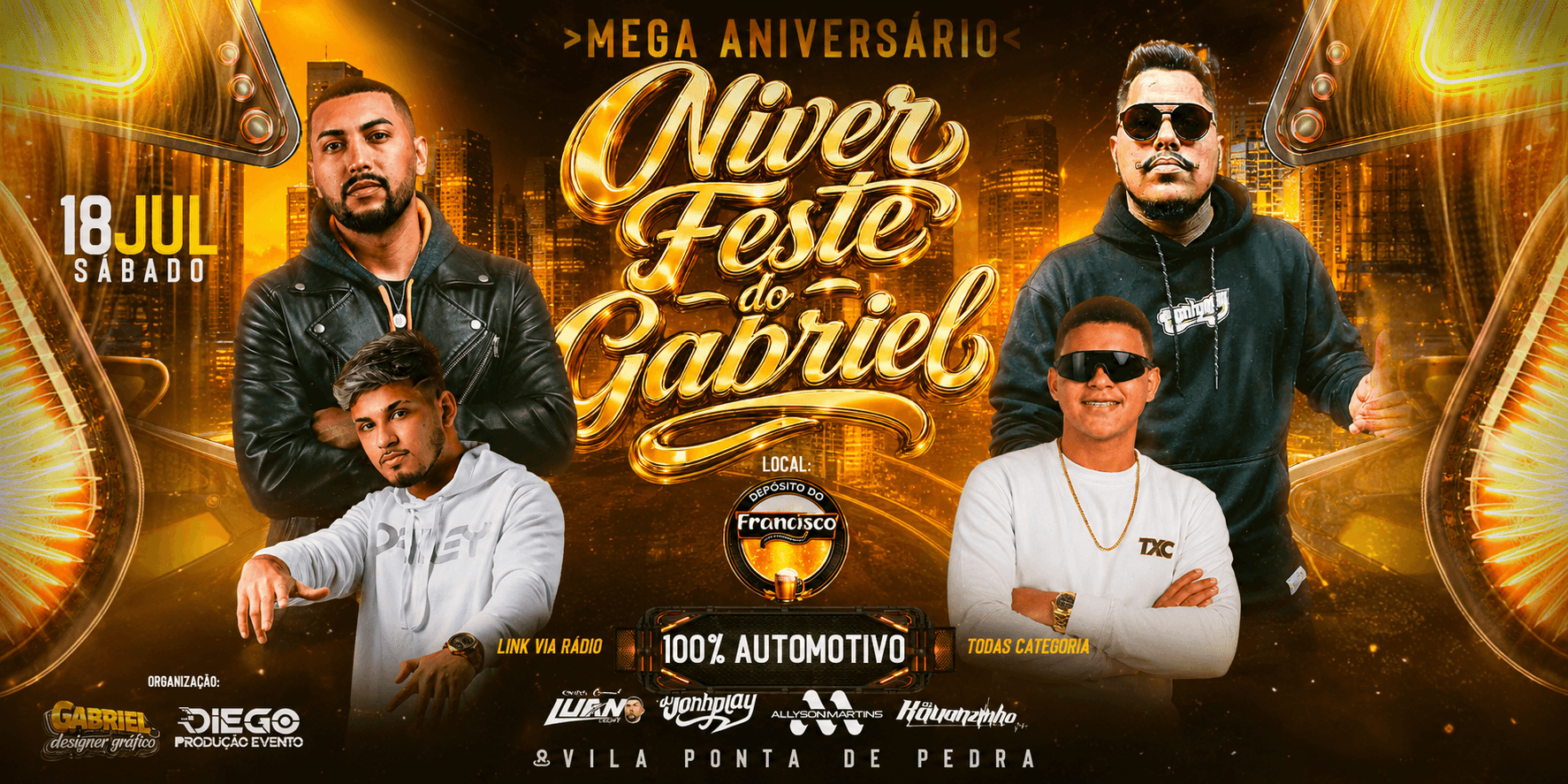 Niver feste do Gabriel