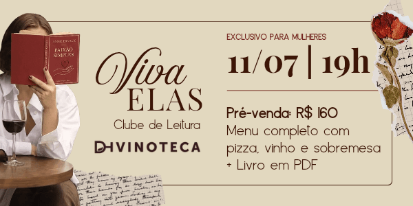 ENTRE LIVROS, VINHO E PIZZA - ABC | Clube de Leitura VivaElas