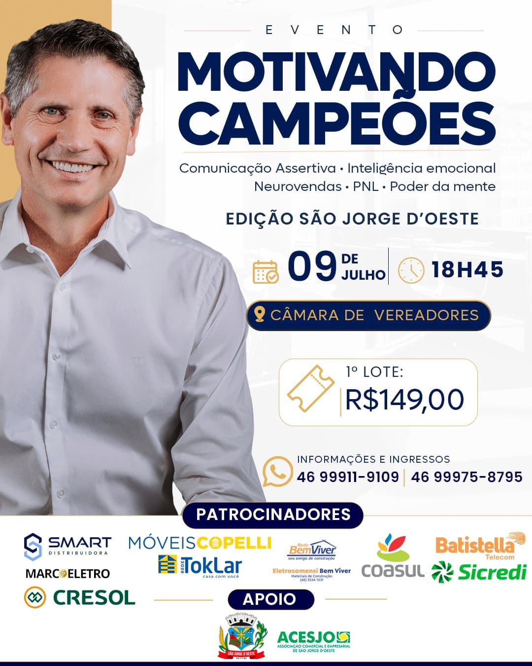 MOTIVANDO CAMPEÕES - EDIÇÃO SÃO JORGE D'OESTE - 1ª EDIÇÃO