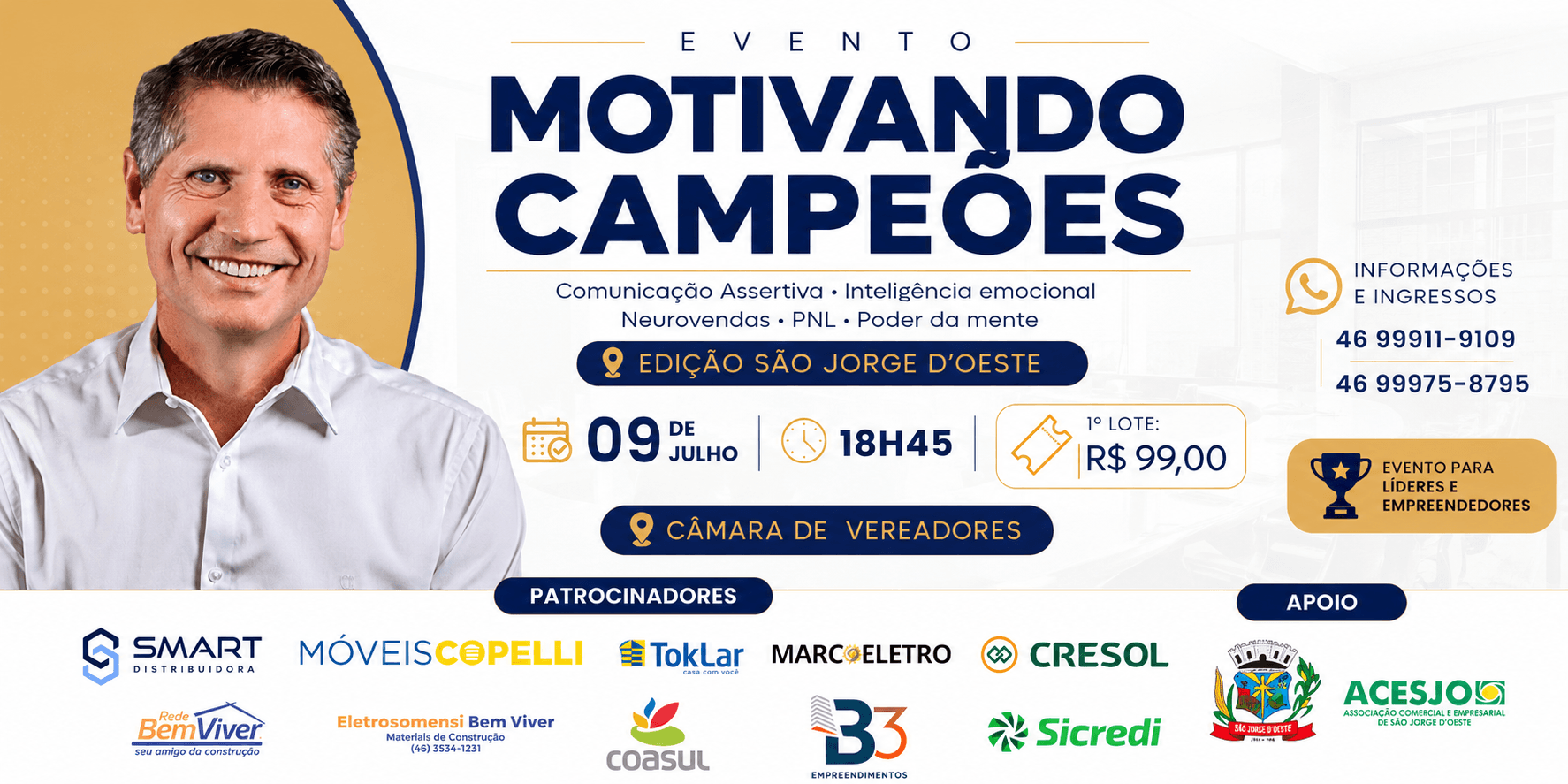 MOTIVANDO CAMPEÕES - EDIÇÃO SÃO JORGE D'OESTE - 1ª EDIÇÃO