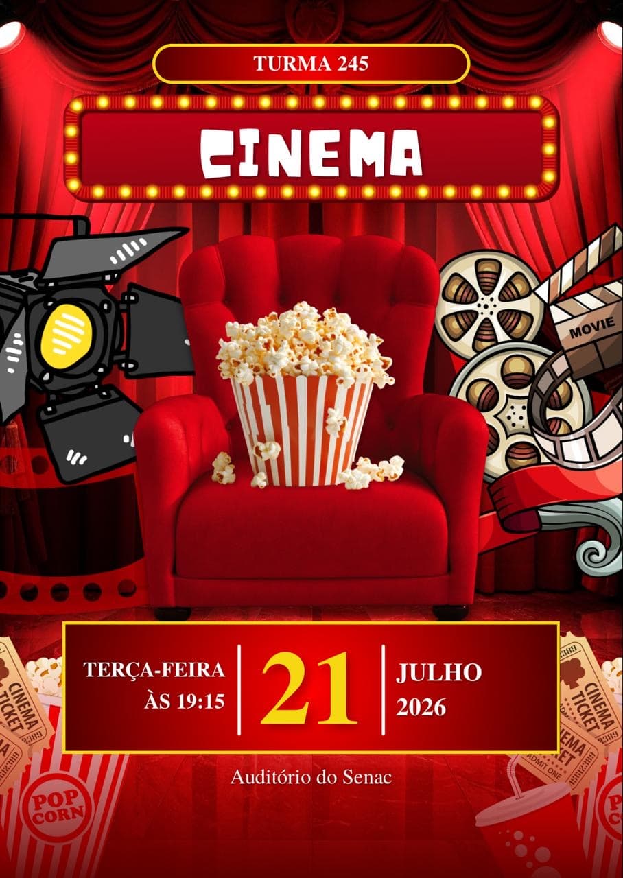 Cinema- Senac📽️🍿