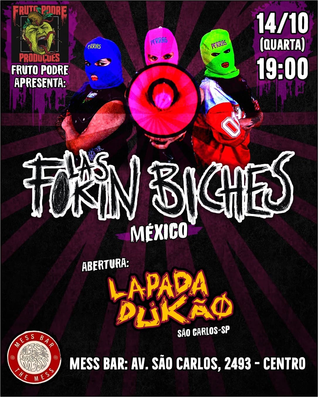 LAS FOKIN BICHES  em SÃO CARLOS!