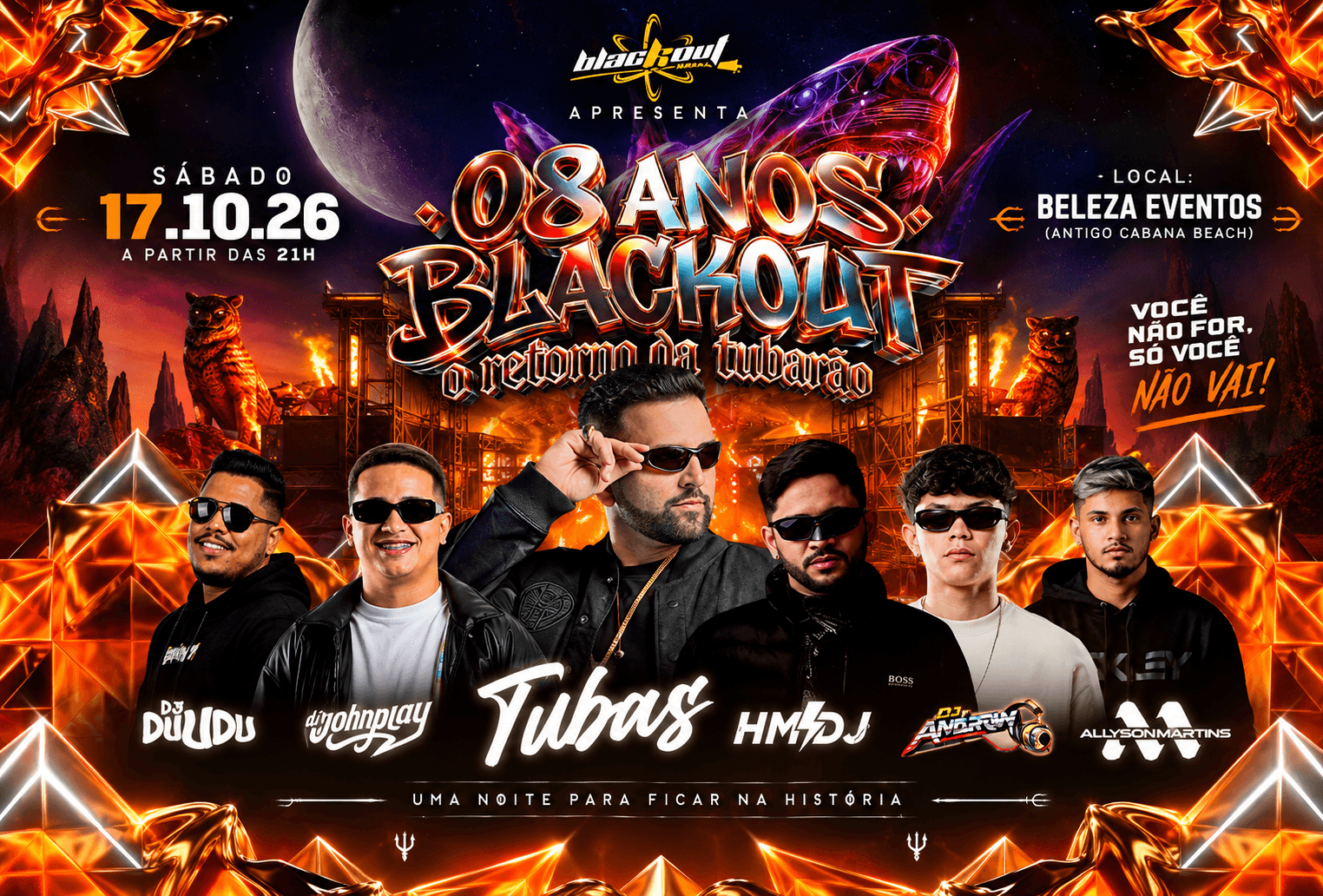 8 anos de blackout marabá  especial dj tubas