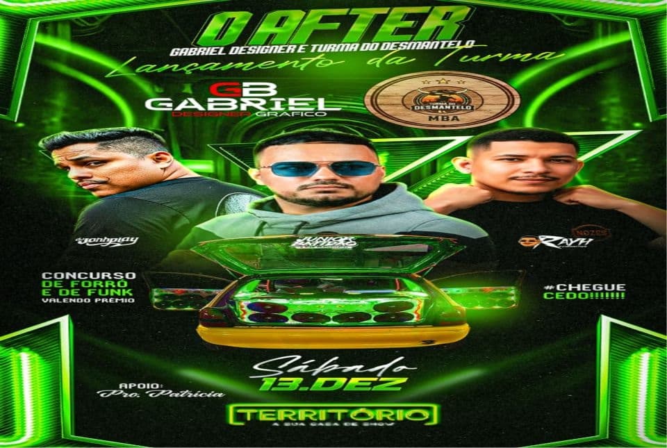 After Gabriel designer gráfico e turma do desmantelo