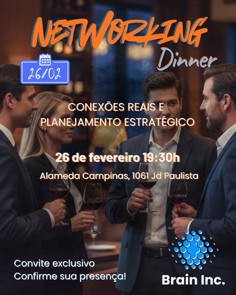 Brain Inc: Jantar de Network & Culinária Espanhola (2ª Edição)