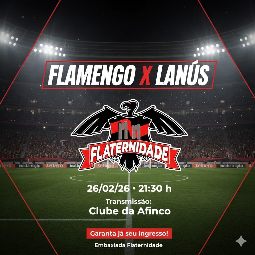 Final da Recopa: FLAMENGO x Lanus