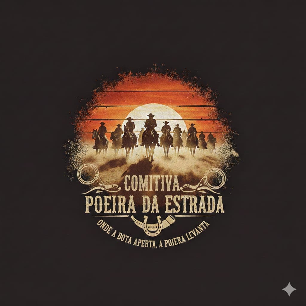1° Cavalgada da comitiva poeira da estrada