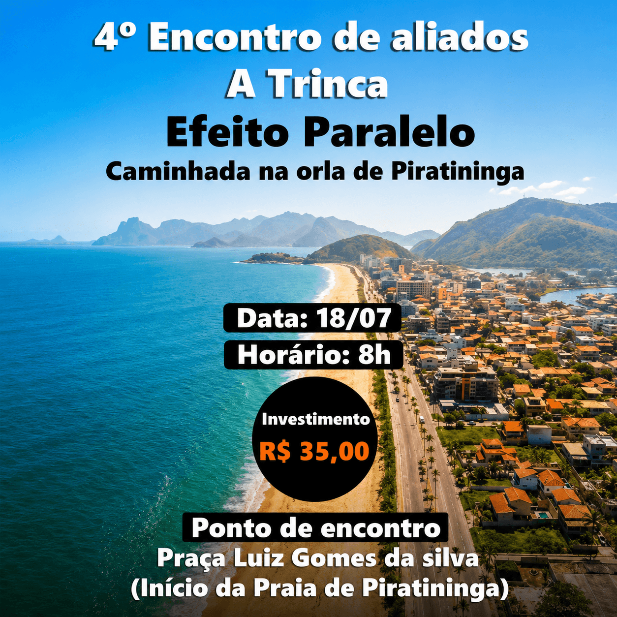 4° ENCONTRO PRESENCIAL DA TRINCA ( EFEITO PARALELO)