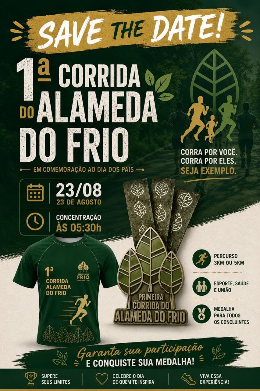 1ª Corrida - Condomínio Alameda do Frio