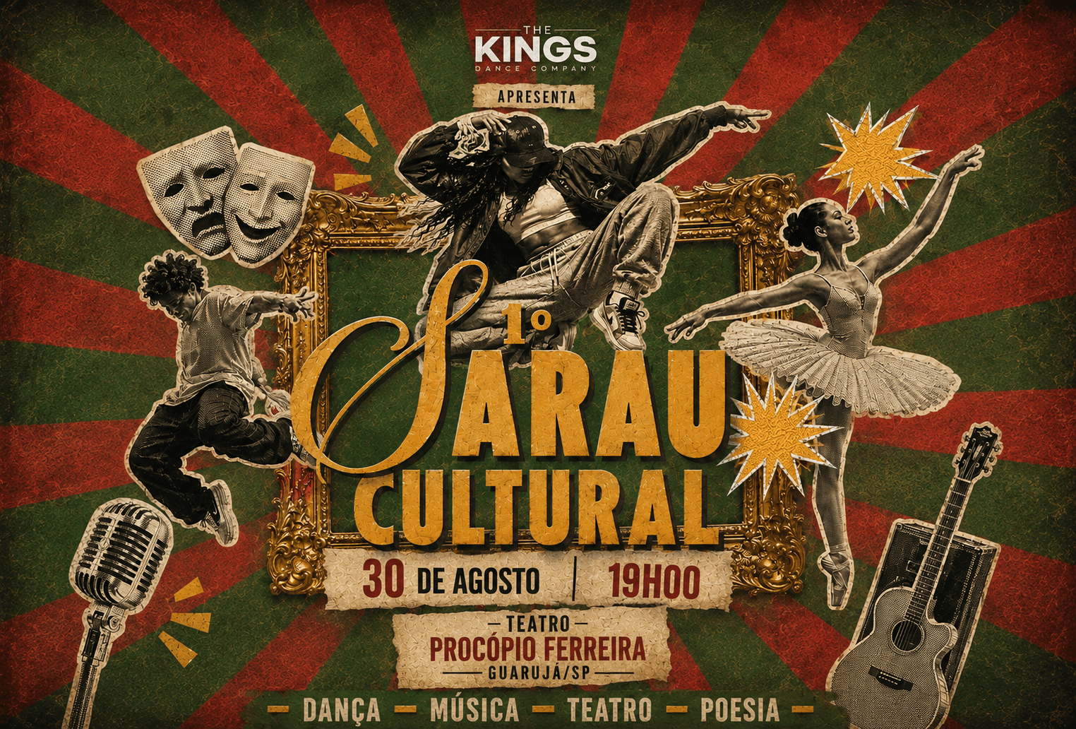 1º SARAU CULTURAL I THE KINGS DANCE COMPANY