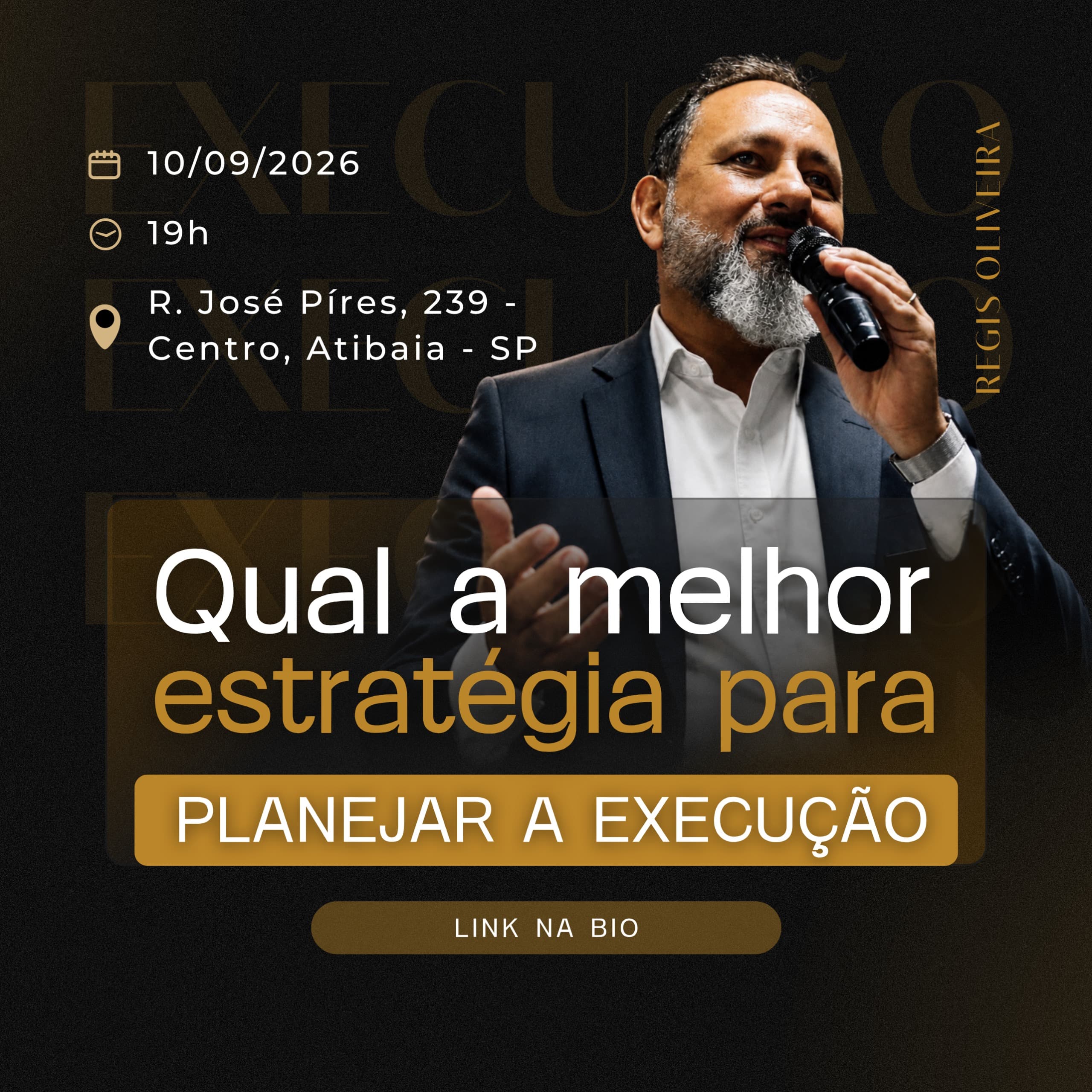 Palestratnte: Regis Oliveira