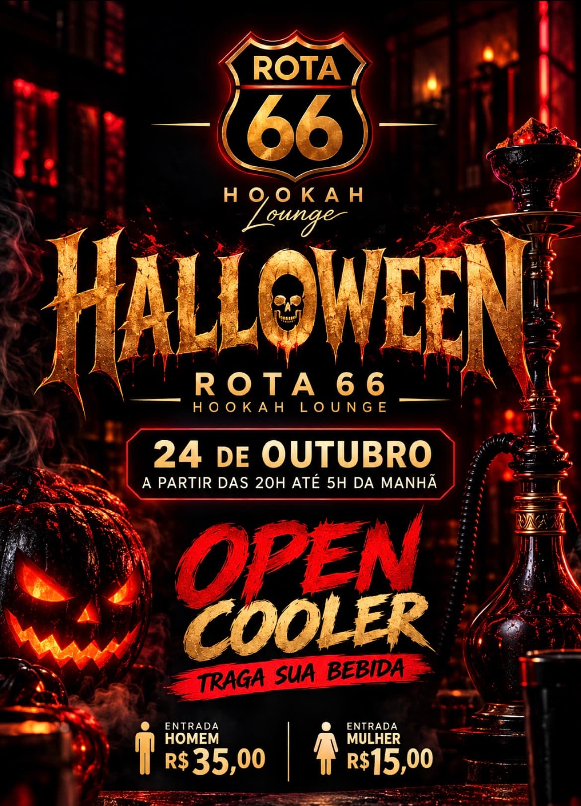 Halloween Rota 66 Hookah Lounge”