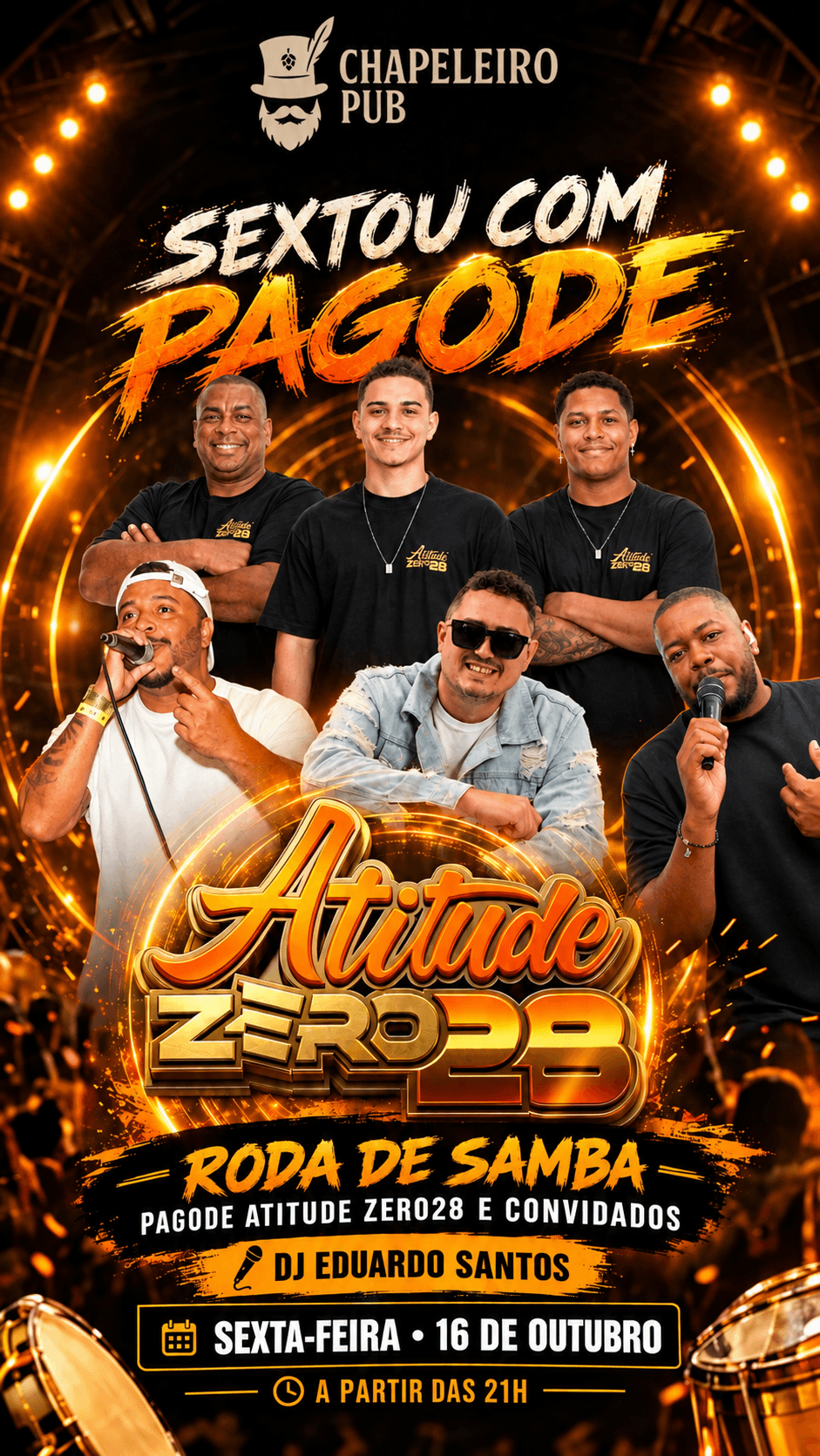 🔥🎩 SEXTOU COM PAGODE NO CHAPELEIRO PUB! 🍻🥁